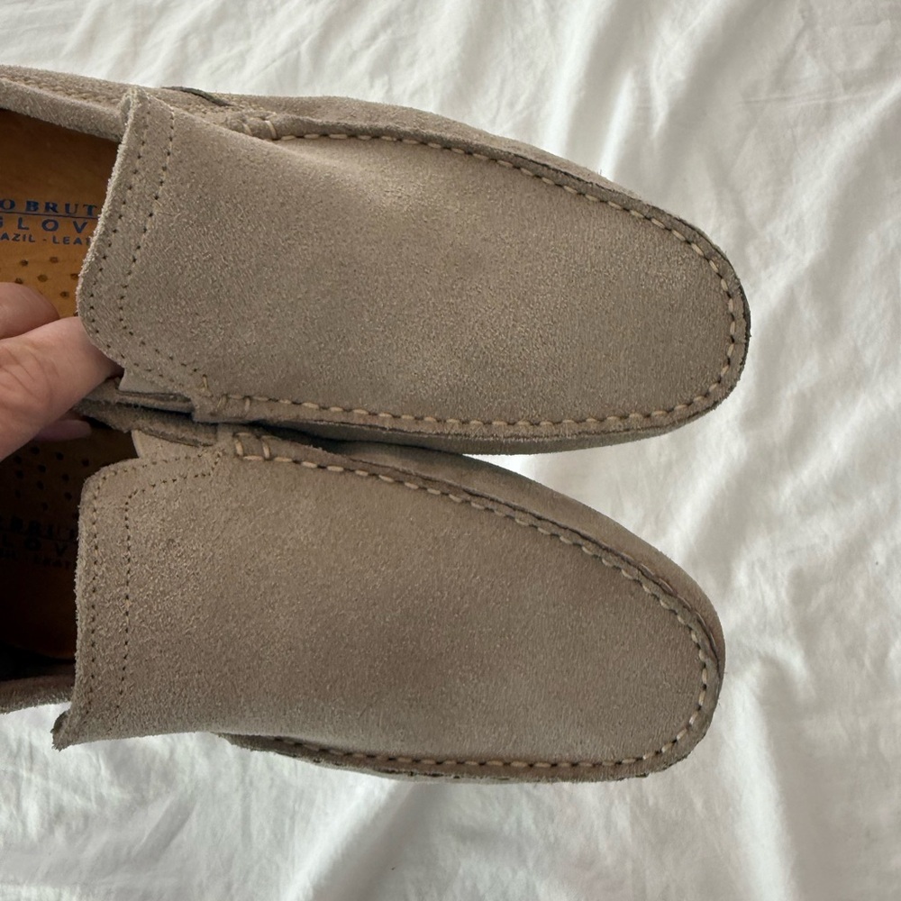 Giorgio Brutini Manus Light Tan Driving Loafers EUC 0004 - Picture 5 of 13